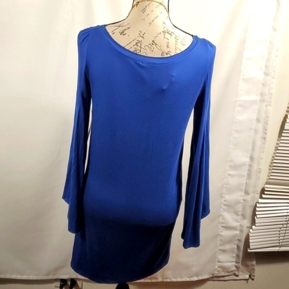 Ella Moss Blue Tunic with Belle sleeve Size Small New with tags - Picture 7 of 16
